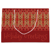 Vintages Styling Große Geschenktüte (Vorderseite)