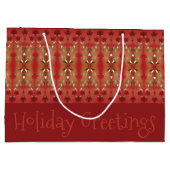 Vintages Styling Große Geschenktüte (Rückseite)