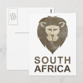 Vintages Südafrika Postkarte (Vorne/Hinten)