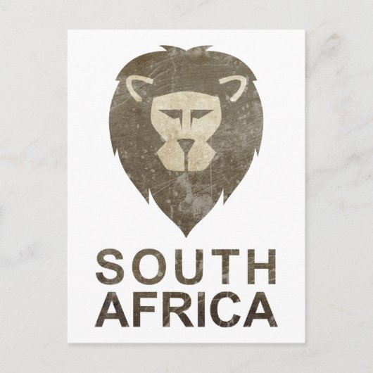 Vintages Südafrika Postkarte (Vorderseite)