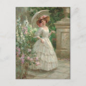 Vintages Südklassemädchen Postkarte (Vorderseite)