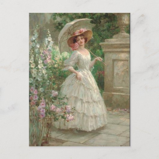 Vintages Südklassemädchen Postkarte (Vorderseite)