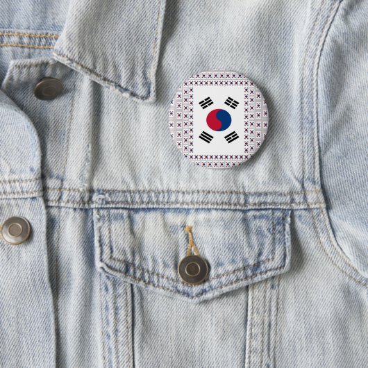 Vintages Südkorea Button (Beispiel)