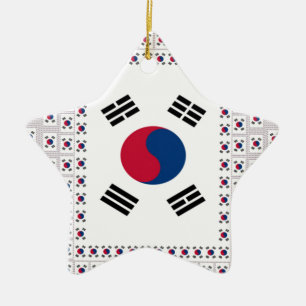 Vintages Südkorea Keramikornament