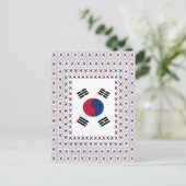 Vintages Südkorea Postkarte (Stehend Vorderseite)