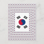 Vintages Südkorea Postkarte (Vorderseite)
