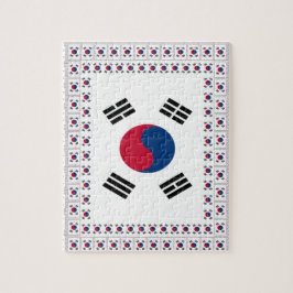 Vintages Südkorea Puzzle