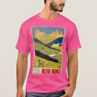 Vintages Südtirol Italienische Reise Ad
