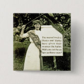 Vintages Suffragette-Button Button (Vorderseite)