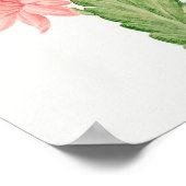 Vintages Sukkulent Illustrations-Poster Poster (Ecke)