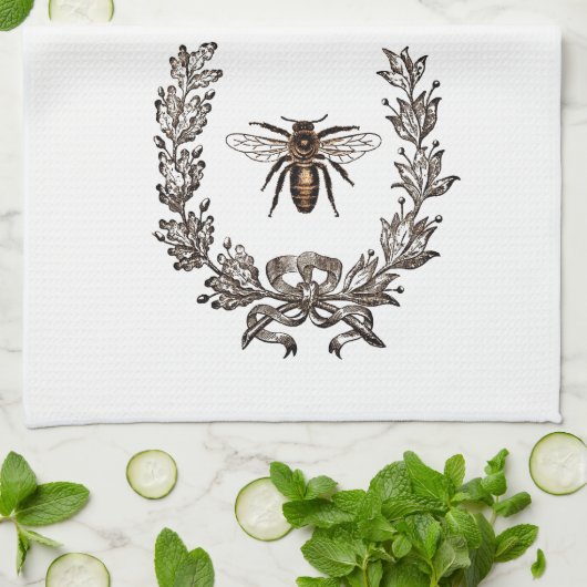 Vintages Summen Küchentuch (Gefaltet)