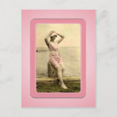 Vintages Sun Bather Beach Babes Postkarte (Vorderseite)