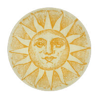 Vintages Sun-Glasschneiden-Brett