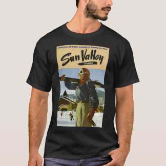 Vintages Sun Valley Idaho Reisen T-Shirt