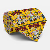 Vintages Superheld-Comic Krawatte (Gerollt)