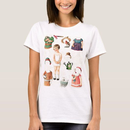 VINTAGES SUPREME PAPIER DOLLS SWEETIE T-Shirt (Vorderseite)