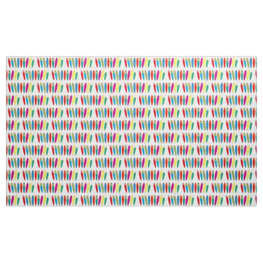 Vintages Surfbrett-Gewohnheits-Gewebe Stoff (Yard (91,4 cm))