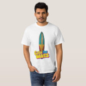 Vintages Surfbrett T-Shirt (Vorne ganz)