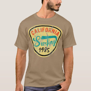 Vintages Surfen in Kalifornien T-Shirt