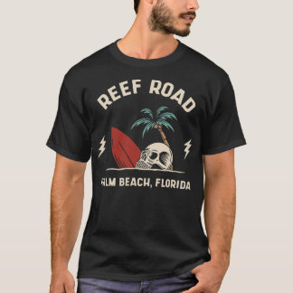 Vintages Surfriff Road Palm Beach Florida Retro T-Shirt