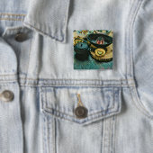 Vintages Sushi-Geschenk Button (Beispiel)