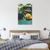 Vintages Sushi-Geschenk Leinwanddruck (Insitu (Schlafzimmer))