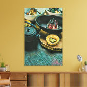 Vintages Sushi-Geschenk Leinwanddruck (Insitu (Wohnzimmer))