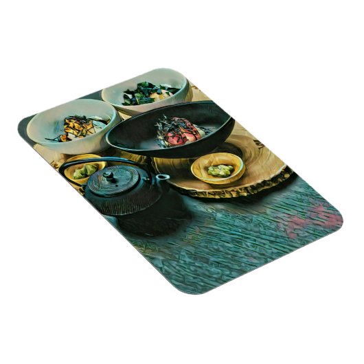 Vintages Sushi-Geschenk Magnet (Rechte Seite)
