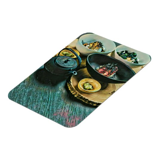 Vintages Sushi-Geschenk Magnet (Linke Seite)