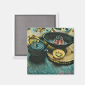 Vintages Sushi-Geschenk Magnet (Vorderseite/Rückseite)