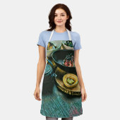 Vintages Sushi-Geschenk Schürze (Getragen)