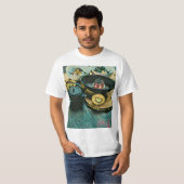 Vintages Sushi-Geschenk T-Shirt (Vorne ganz)