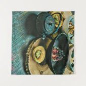 Vintages Sushi-Geschenk Wandteppich (Vorderseite (Horizontal))