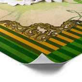 Vintages Süßteposter Poster (Ecke)