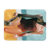 Vintages Swim - Red Swimsuit Magnet (Horizontal)