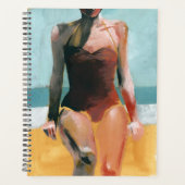 Vintages Swim - Red Swimsuit Planer (Vorderseite)