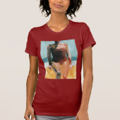 Vintages Swim - Red Swimsuit T-Shirt (Vorderseite)
