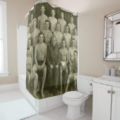 Vintages Swim-Team Duschvorhang (Beispiel)