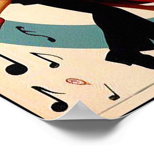 Vintages Swing Dance Night Poster (Ecke)