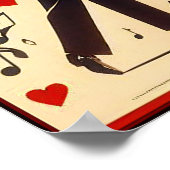 Vintages Swing Dance Night Poster (Ecke)