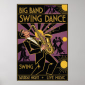 Vintages Swing Dance Poster der 40er Jahre (Vorne)