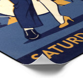 Vintages Swing Dance Poster der 40er Jahre (Ecke)