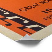 Vintages Symphonieorchester Poster (Ecke)