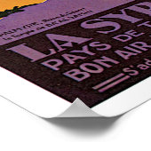 Vintages Syrien (Palmyra) und Libanon Poster (Ecke)