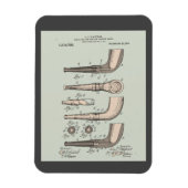 Vintages Tabakpatent Magnet (Vertikal)