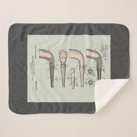 Vintages Tabakpatent Sherpadecke (Vorderseite (Horizontal))