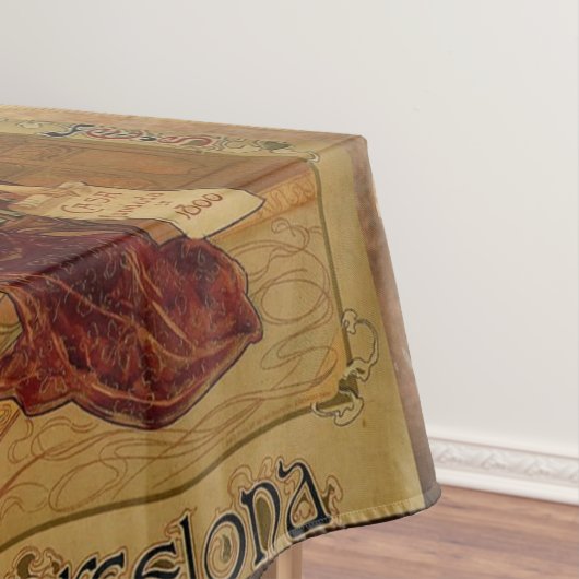 Vintages Tableclout, Kirsche Gestern Liebe Kino Tischdecke (Beispiel)