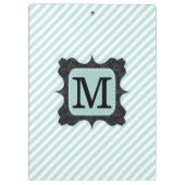 Vintages tadelloses grünes klemmbrett (Rückseite)