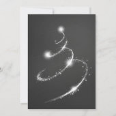 Vintages Tafel-WeihnachtsParty Einladung (Rückseite)