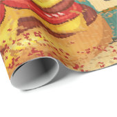 Vintages Tafelschild Diner Metal, Diner, Retro, v Geschenkpapier (Rolleneckpunkt)